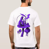 Paars van de zijpijler t-shirt (Achterkant)