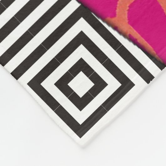 Paars van de Zurse Kat Fleece Blanket (Hoek)