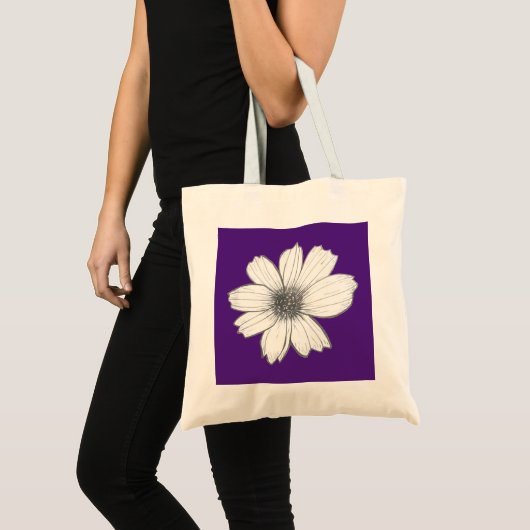Paars van het Florence-ontwerp Tote Bag (Voorkant (product))