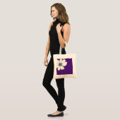Paars van het Florence-ontwerp Tote Bag (Voorkant (model))