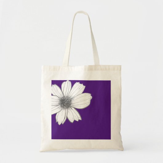 Paars van het Florence-ontwerp Tote Bag (Voorkant)