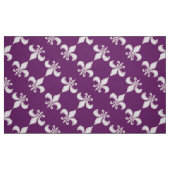 Paars van het koninklijk patroon "Fleur de Lis" Stof (Fat Quarter)