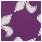 Paars van het koninklijk patroon "Fleur de Lis" Stof (Close Up)