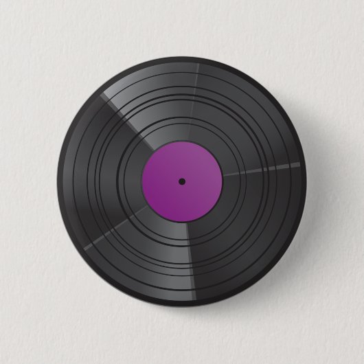 Paars van vinylButton Ronde Button 5,7 Cm (Voorkant)