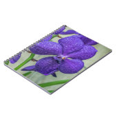 Paars vanda orchideeën notitieboek (Linkerzijde)