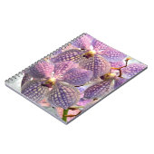 Paars Vanda Orchids Floral Notitieboek (Linkerzijde)