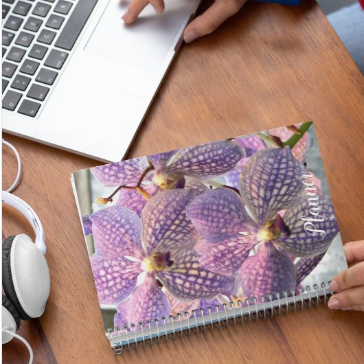 Paars Vanda Orchids Floral Planner