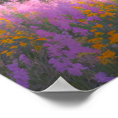 Paars veld poster (Hoek)