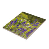 Paars veld tegeltje (Zijkant)