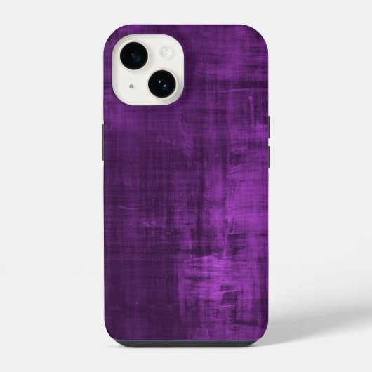 PAARS VELVET PATTERN iPhone HOESJE (Achterkant)