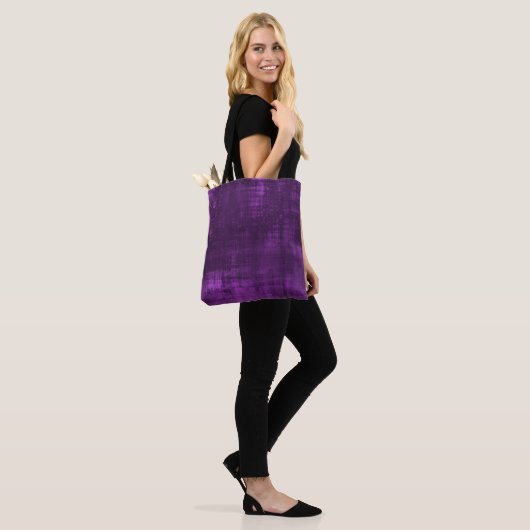 PAARS VELVET PATTERN TOTE BAG (Op model)