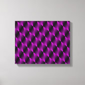 Paars Velvet Psychedelic Art Canvas (Voorkant)