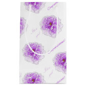 Paars ventilator Baby shower Klein Cadeauzakje (Voorkant)