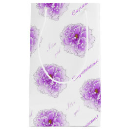 Paars ventilator Baby shower Klein Cadeauzakje