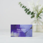 Paars ventilator Visitekaartje (Staand voorkant)