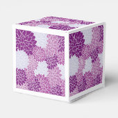 Paars ventilatorpatroon bedankdoosjes (Achterkant)