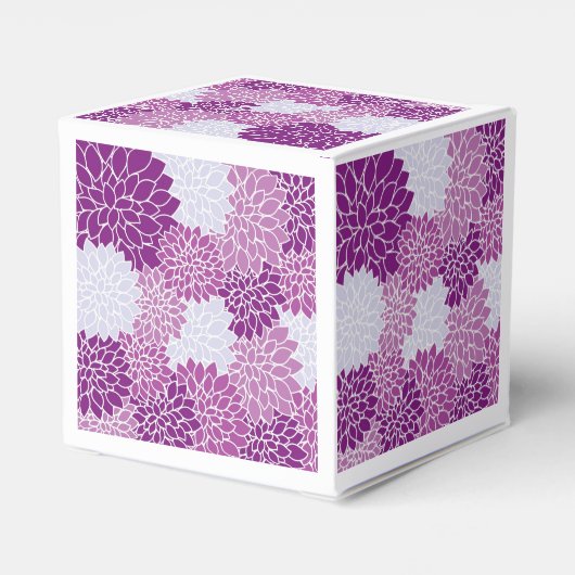 Paars ventilatorpatroon bedankdoosjes (Achterkant)
