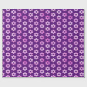 Paars ventilatorpatroon Cadeaupapier (Vlak)