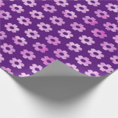 Paars ventilatorpatroon Cadeaupapier (Hoek)
