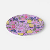  Paars  ventilatorpatroon Papieren Bordje (Gekanteld)