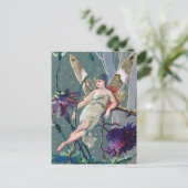  Paars ventilatorventiel Briefkaart (Staand voorkant)