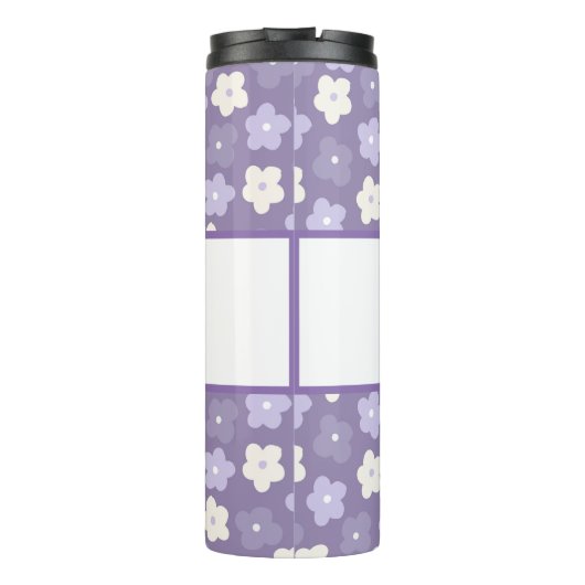 Paars ventilatorvermogen op maat thermosbeker (Achterkant)