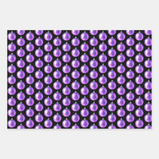 Paars versierpapier voor sierdoeleinden inpakpapier vel (Voorkant 3)