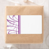 Paars verzendlabel (Insitu)