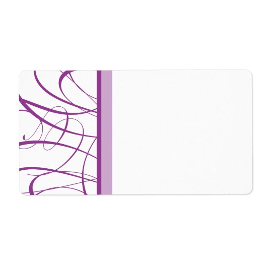Paars verzendlabel (Voorkant)