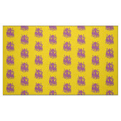 Paars vierkante verbinding stof (Fat Quarter)