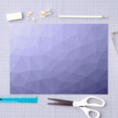 Paars violet blauwe mesh ombre geometrische patroo tissuepapier (Craft)