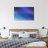 Paars Violet Blue en grijs hedendaags Abstract Canvas Afdruk (Insitu (Slaapkamer))