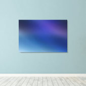 Paars Violet Blue en grijs hedendaags Abstract Canvas Afdruk (Insitu (Houten vloer))