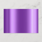 Paars Violet Crystal Wedding Hotel Accommodatie3 Informatiekaartje (Achterkant)