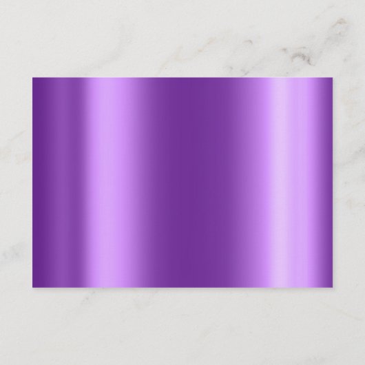 Paars Violet Crystal Wedding Hotel Accommodatie3 Informatiekaartje (Achterkant)