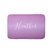 Paars Violet en aangepast witboek Badmat (Voorkant)