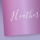 Paars Violet en aangepast witboek Cadeaupapier