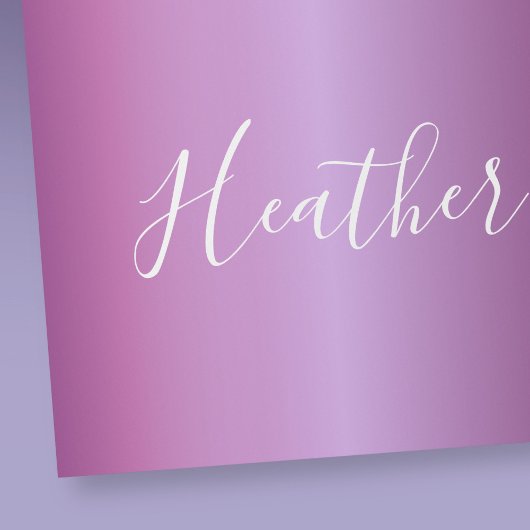 Paars Violet en aangepast witboek Cadeaupapier