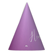 Paars Violet en aangepast witboek Feesthoedjes (Links)