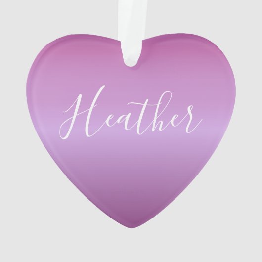 Paars Violet en aangepast witboek Ornament (achterkant)