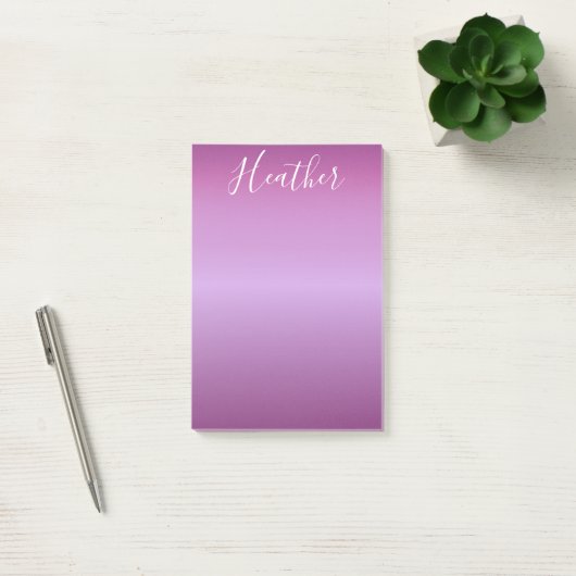 Paars Violet en aangepast witboek Post-it® Notes (Kantoor)