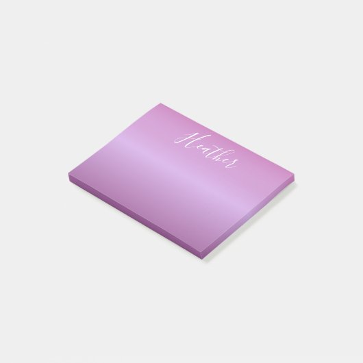 Paars Violet en aangepast witboek Post-it® Notes (Schuin)