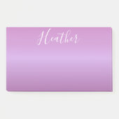 Paars Violet en aangepast witboek Post-it® Notes (Voorkant)