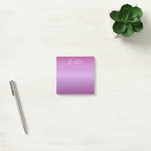 Paars Violet en aangepast witboek Post-it® Notes (Kantoor)