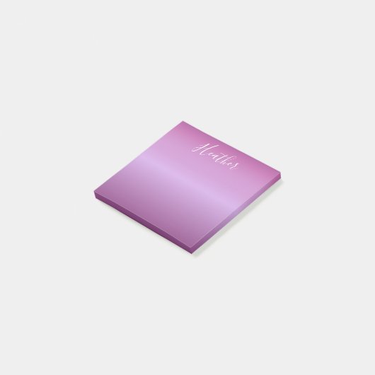 Paars Violet en aangepast witboek Post-it® Notes (Schuin)