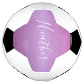 Paars Violet en aangepast witboek Voetbal (Gedraaid)