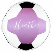 Paars Violet en aangepast witboek Voetbal (Voorkant)