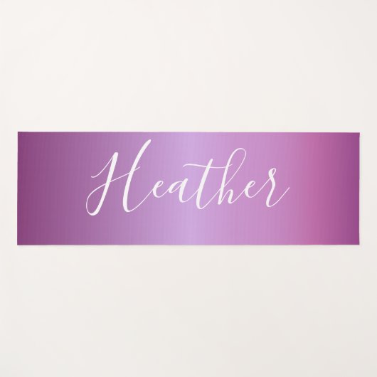 Paars Violet en aangepast witboek Yogamat (Voorkant (horizontaal))