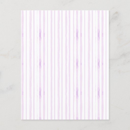 Paars | Violet Floral 90ste verjaardag uitnodiging (Achterkant)