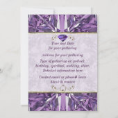 Paars, Violet Gem Kaart (Achterkant)
